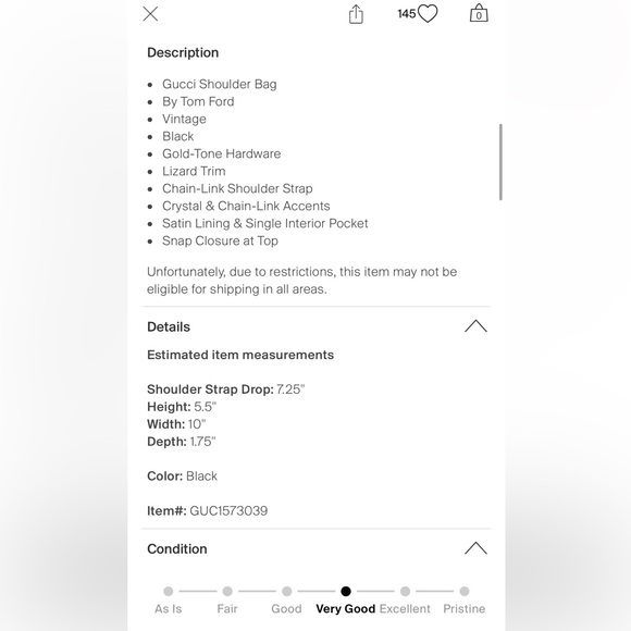 RARE GUCCI x TOM FORD BAG / CLUTCH (authentic) - Picture 14 of 16